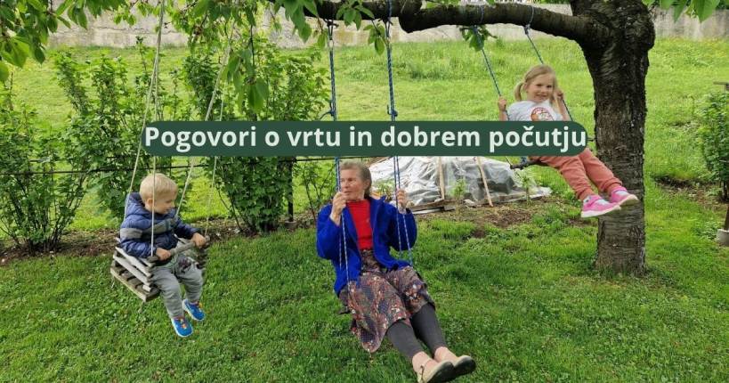 Pogovori o vrtu in dobrem počutju